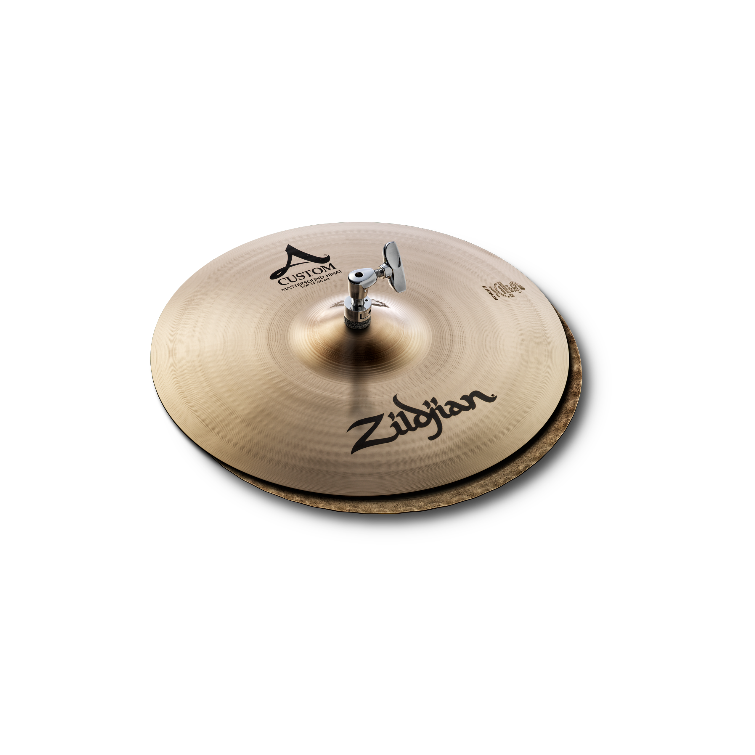 Zildjian 14 inch A Custom Mastersound Hi-hat Cymbals Pair