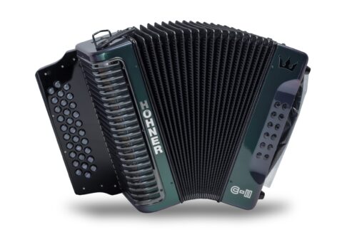 HOHNER Corona C-II Accordion Green to Gold